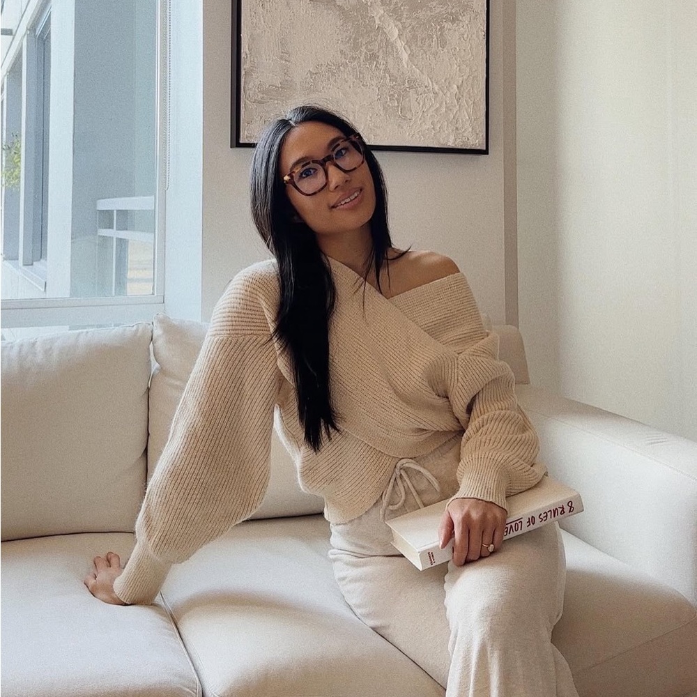 Oak and Fort Cream Sweater